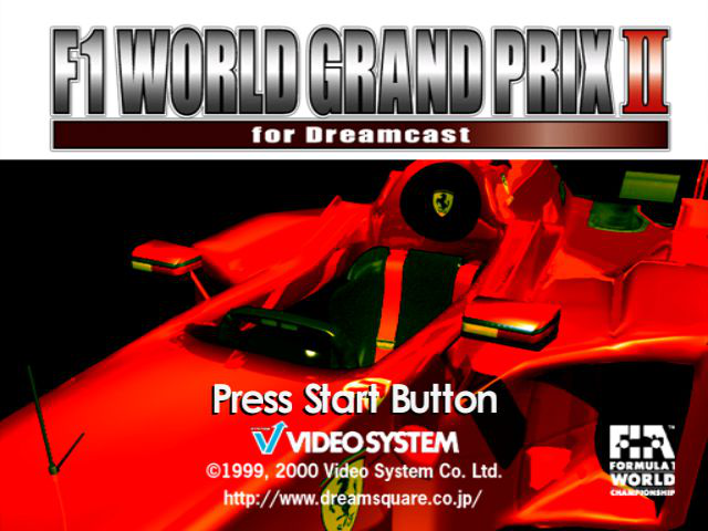 F-1 World Grand Prix II Title Screen